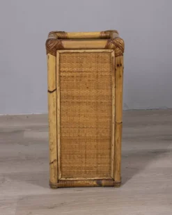 Porte-parapluie en bambou au design italien vintage des années 1960