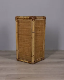 Porte-parapluie en bambou au design italien vintage des années 1960