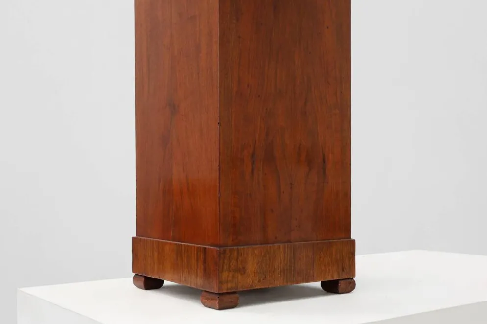 Porte-parapluie en bois Art Déco, Italie années 1920