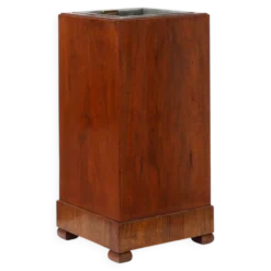 Porte-parapluie en bois Art Déco, Italie années 1920
