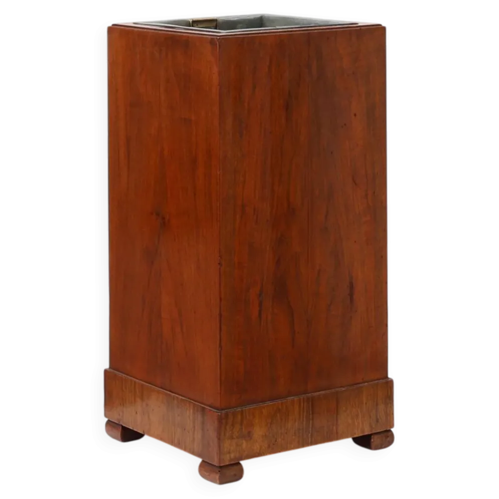 Porte-parapluie en bois Art Déco, Italie années 1920
