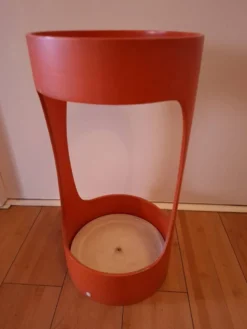 Porte parapluie en bois vintage 70'S