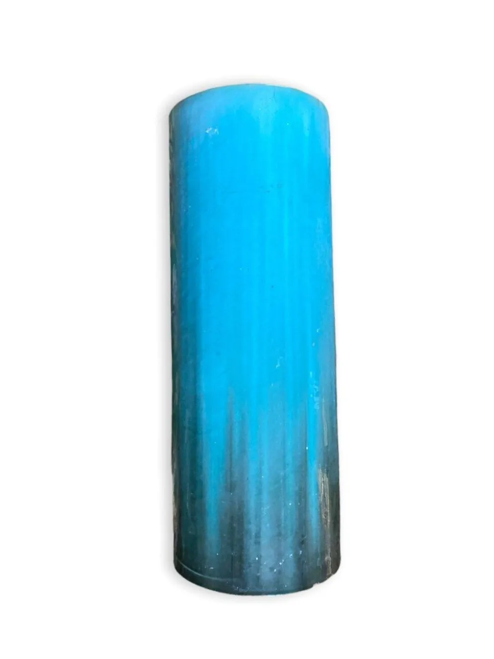 Porte-parapluie en céramique bleue signé clément massier 1900-1920