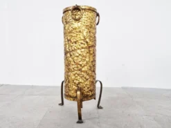 Porte-parapluie en cuivre des années 1960.