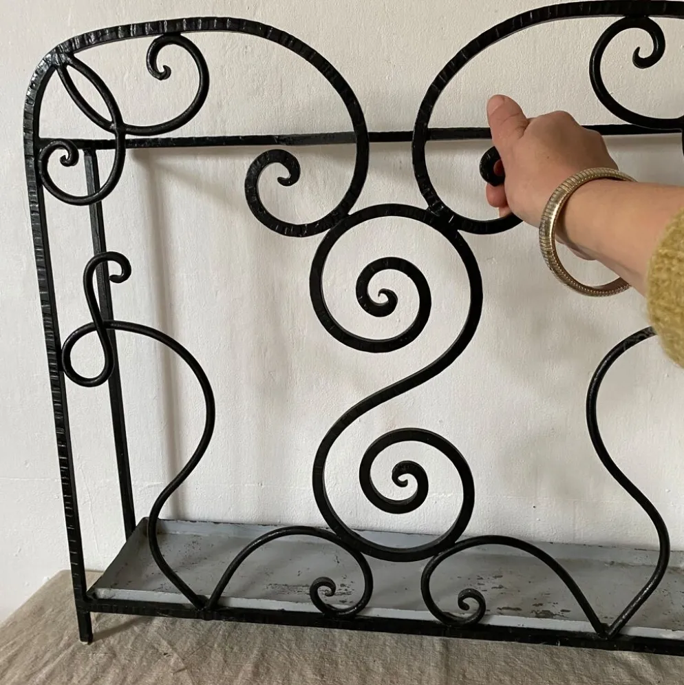 Porte parapluie en fer forgé