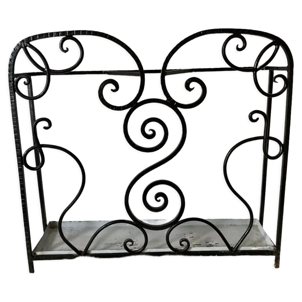 Porte parapluie en fer forgé