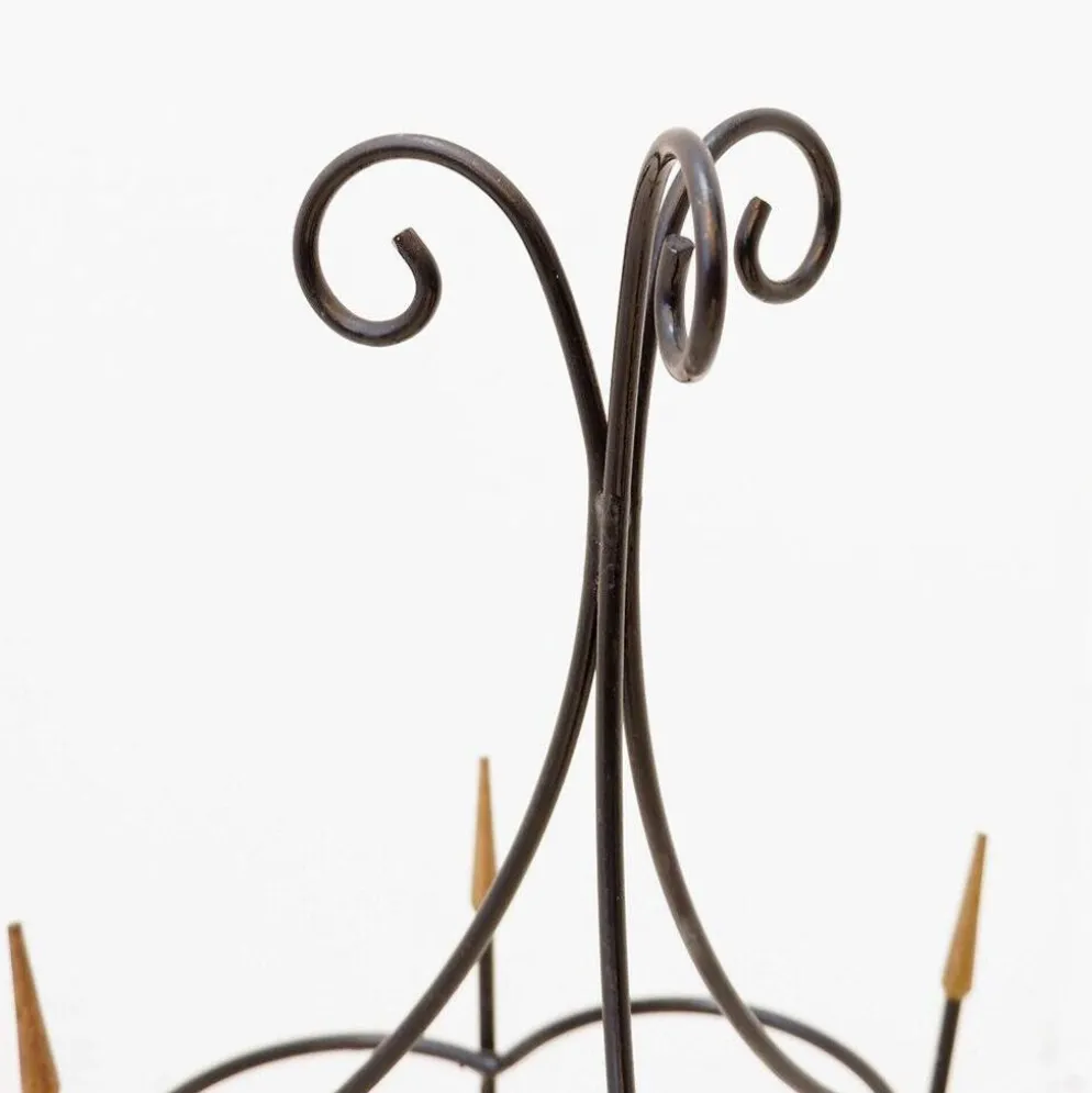 Porte-parapluie en fer forgé mid-century - années 1960