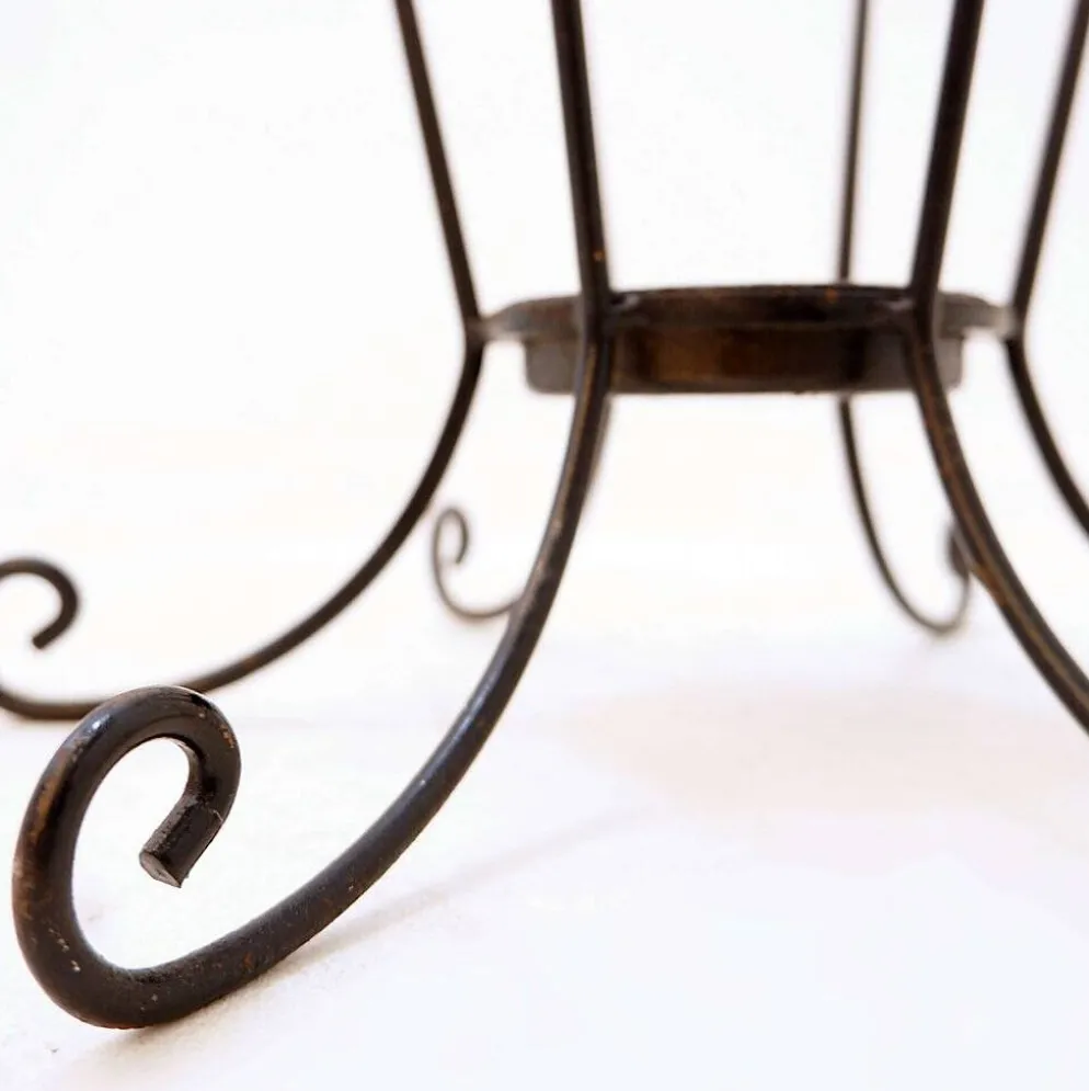 Porte-parapluie en fer forgé mid-century - années 1960