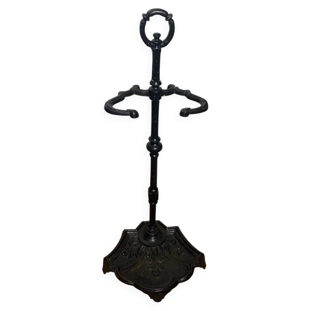 Porte-parapluie en fonte émaillée