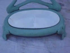 Porte parapluie en fonte émaillée