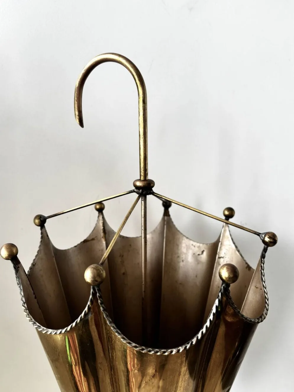 Porte parapluie en laiton 1960