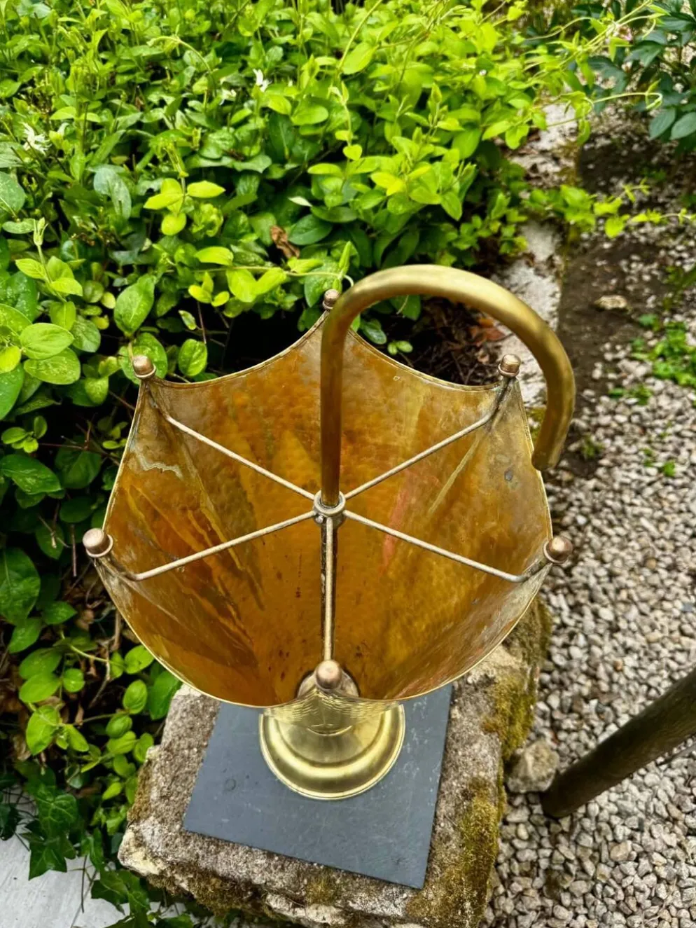 Porte parapluie en laiton années 60 vintage