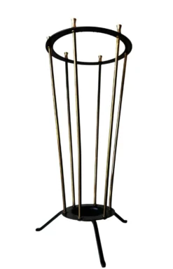 Porte-parapluie en laiton Mid Century