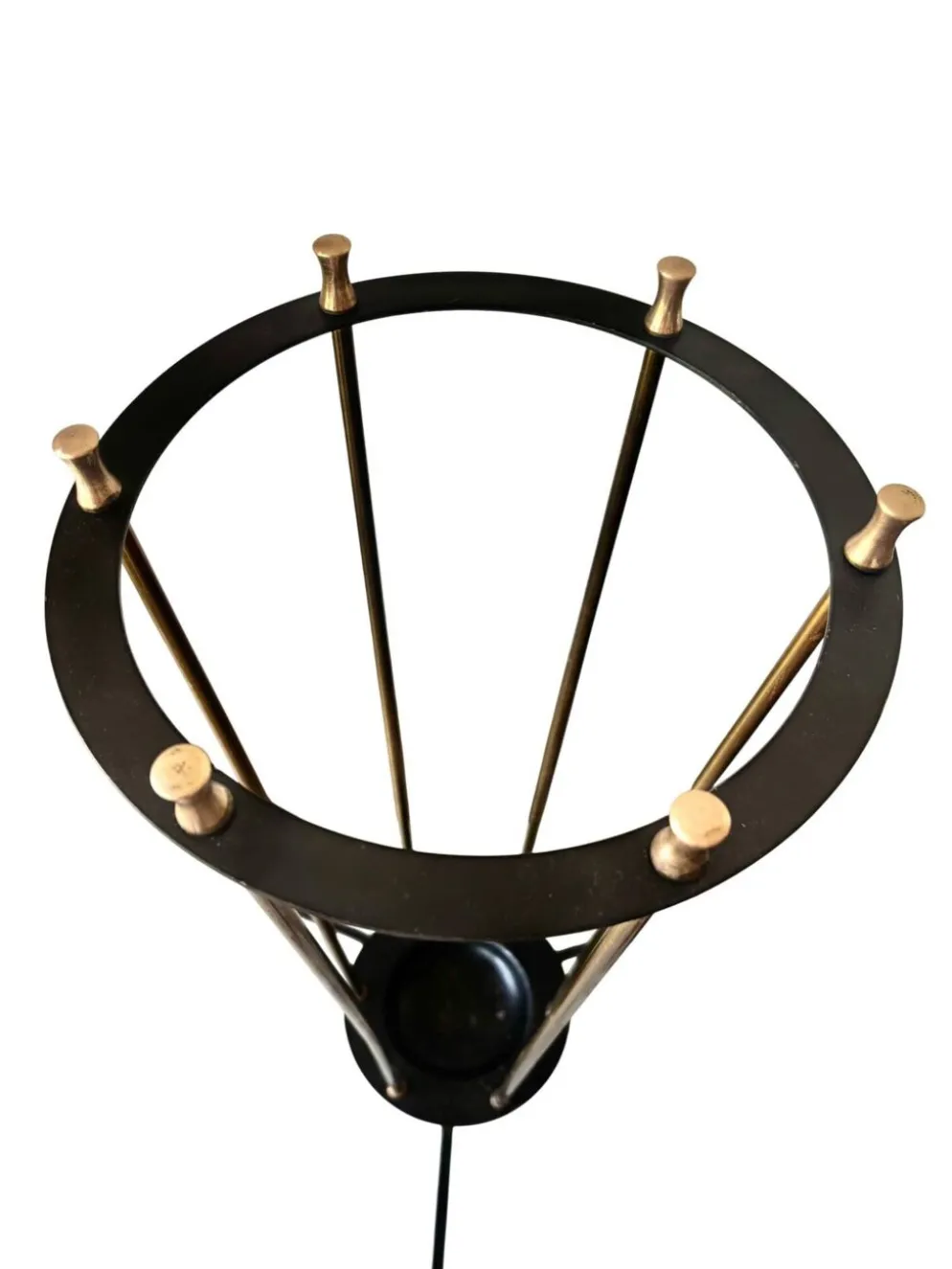 Porte-parapluie en laiton Mid Century