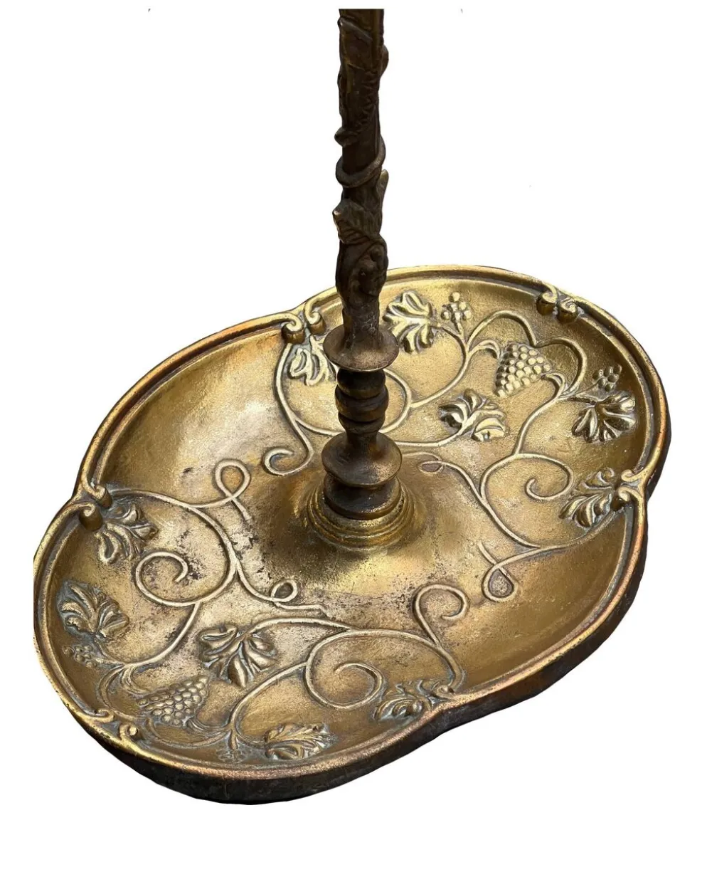 Porte-parapluie en laiton vintage