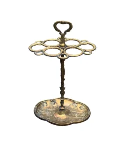 Porte-parapluie en laiton vintage
