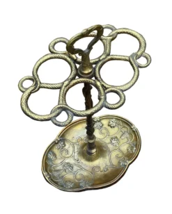Porte-parapluie en laiton vintage