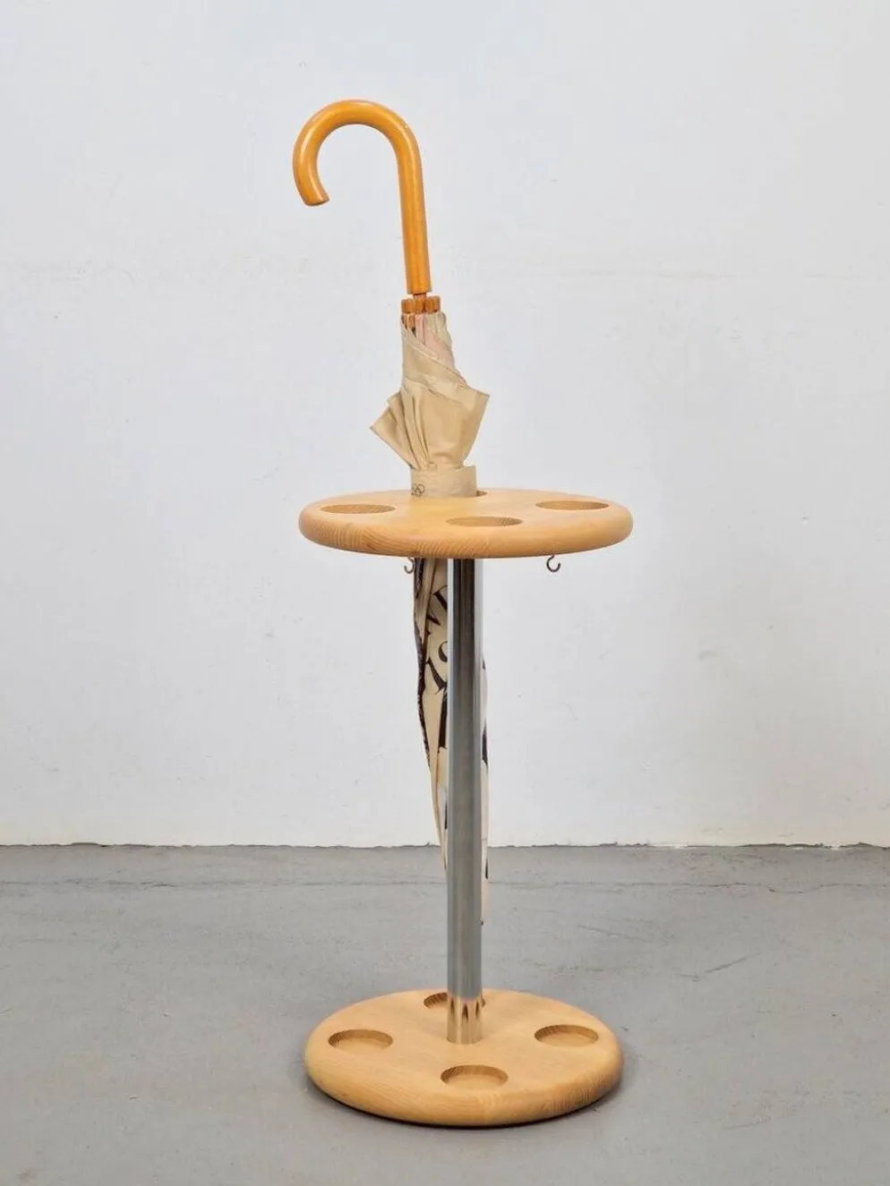 Porte-parapluie en pin vintage de Brødrene Andersen Møbelsnedkeri, Danemark, années 1970.