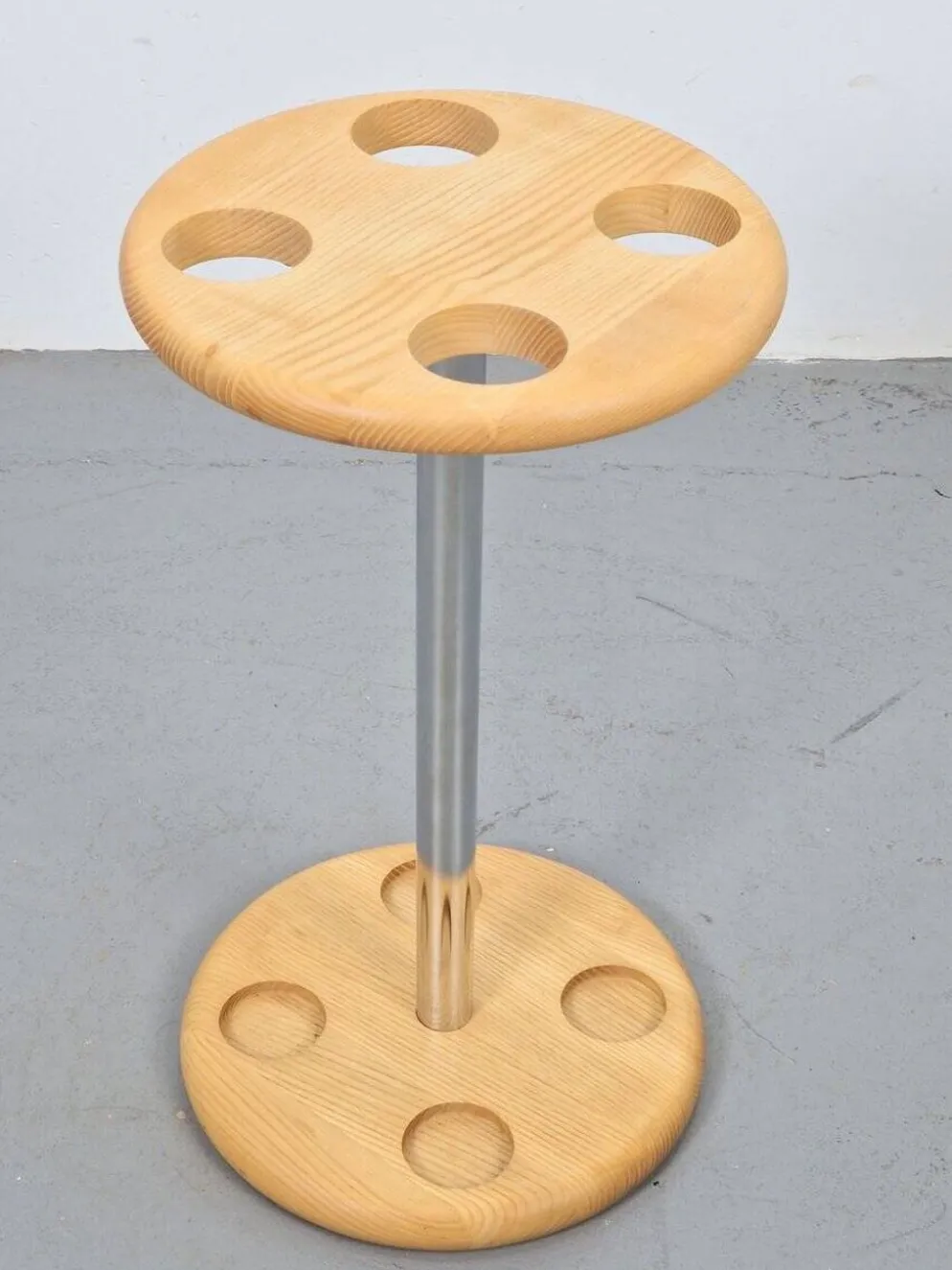 Porte-parapluie en pin vintage de Brødrene Andersen Møbelsnedkeri, Danemark, années 1970.