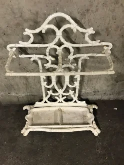 Porte-parapluie fer et émaillé