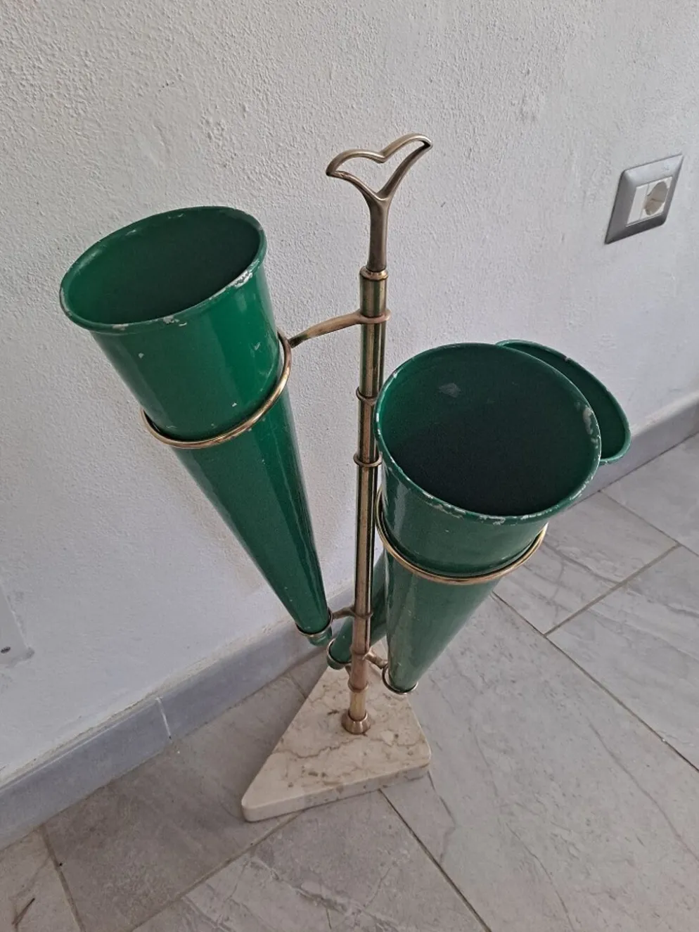Porte-parapluie moderniste italien des années 1950