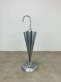 Porte parapluie métal gris 97 cm