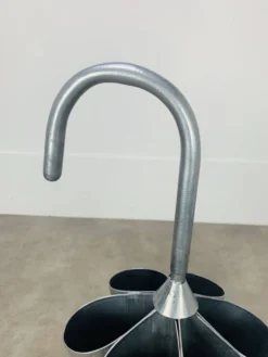 Porte parapluie métal gris 97 cm