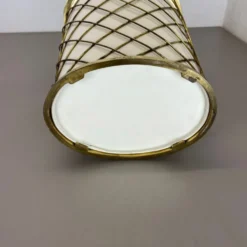 Porte-parapluie original en laiton des années 1950 par Vereinigte Werkstätten München, Allemagne