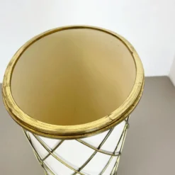Porte-parapluie original en laiton des années 1950 par Vereinigte Werkstätten München, Allemagne