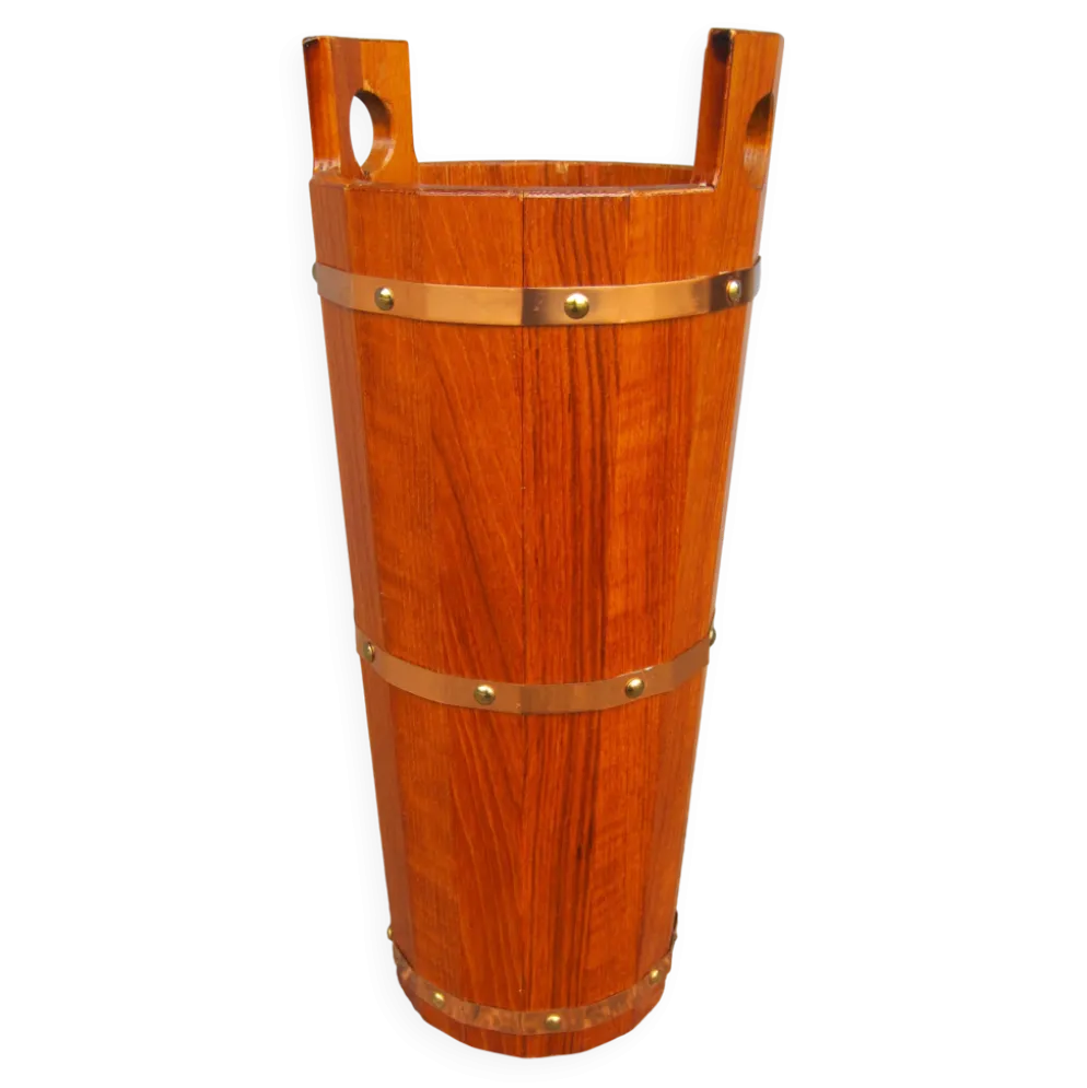 Porte-parapluie scandinave en teck par J.H Sävsjö