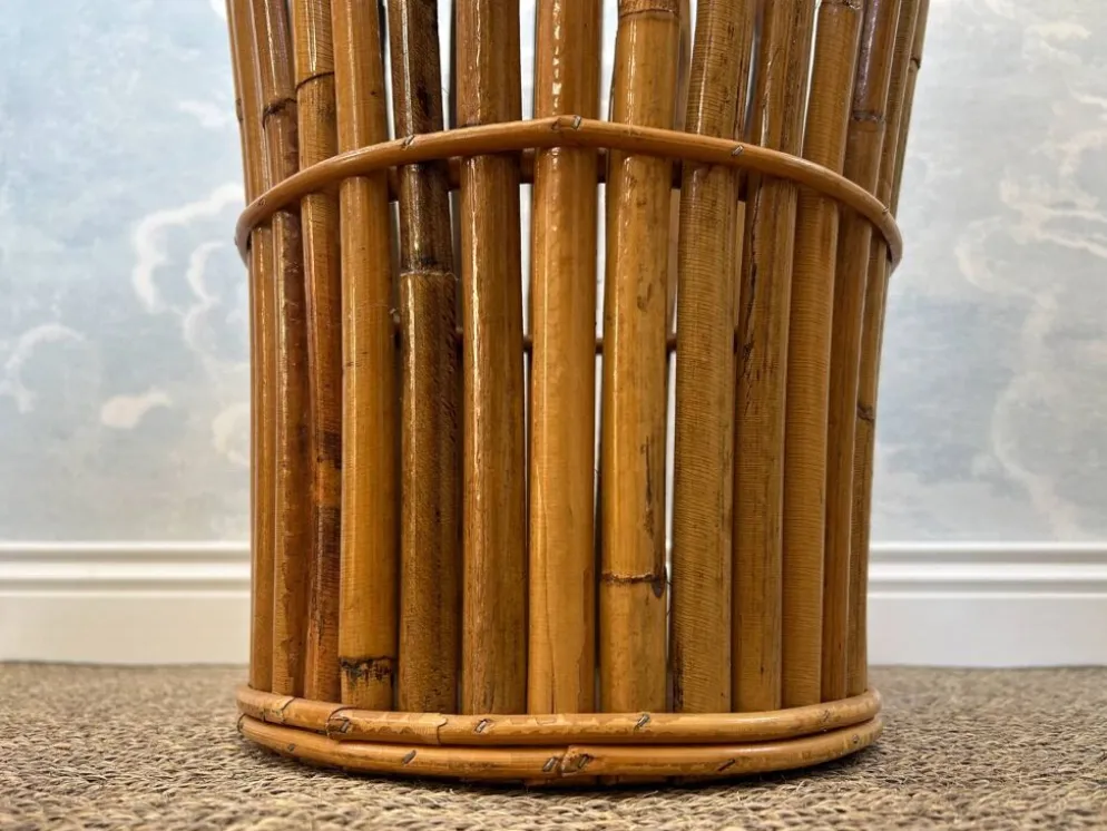 Porte-parapluies en bambou attribué à Franco Albini, Italie, années 1950