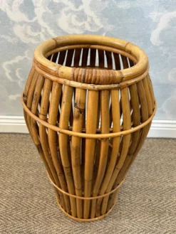 Porte-parapluies en bambou attribué à Franco Albini, Italie, années 1950