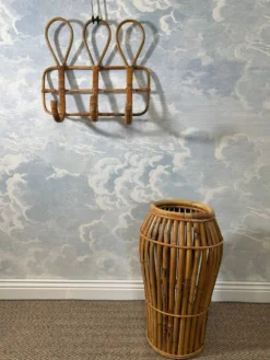 Porte-parapluies en bambou attribué à Franco Albini, Italie, années 1950