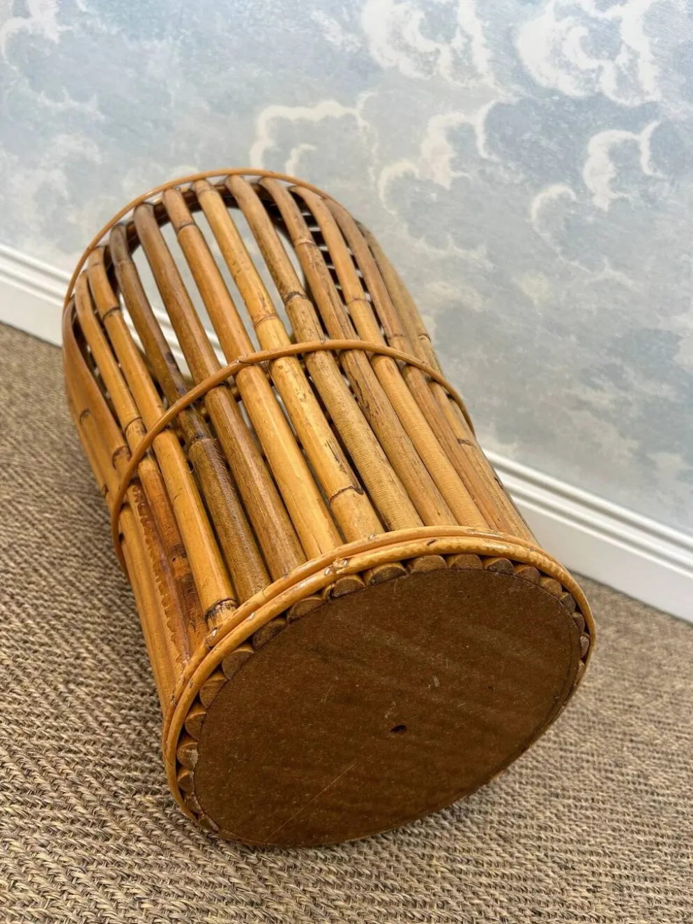 Porte-parapluies en bambou attribué à Franco Albini, Italie, années 1950