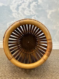 Porte-parapluies en bambou attribué à Franco Albini, Italie, années 1950