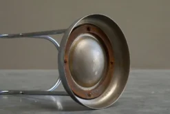 Porte-parapluie style Bauhaus en laiton chromé, années 1960