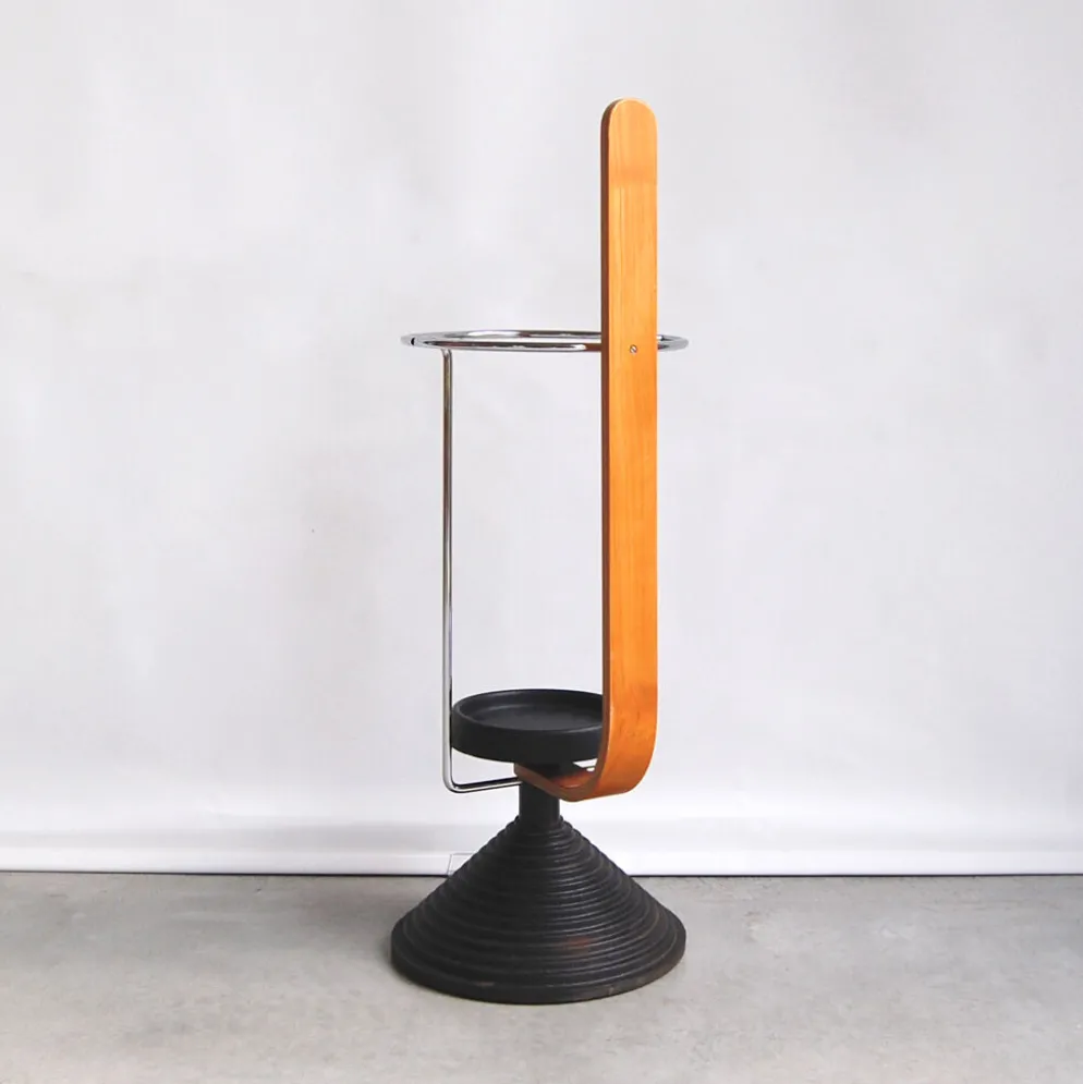 Porte parapluie vintage post-moderne Origlia Italy 1980s
