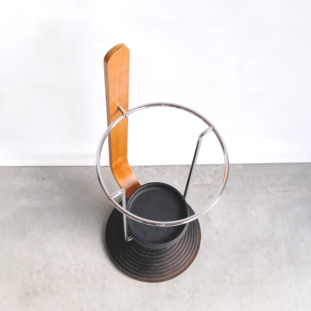 Porte parapluie vintage post-moderne Origlia Italy 1980s