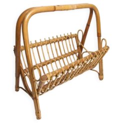 Porte revue en bambou 1960