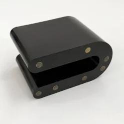 Porte-revue noir par Rodolfo Bonetto pour Bilumen, 1970