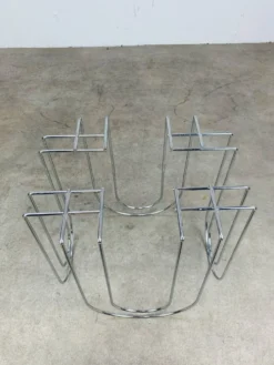 Porte revue postmoderne métal chromé années 80