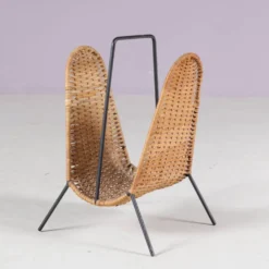 Porte-revues attribué à Carl Auböck des années 1950 en provenance du Danemark