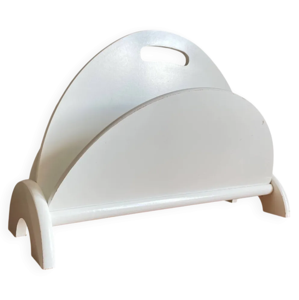 Porte REVUES Blanc Design ANNEES 80