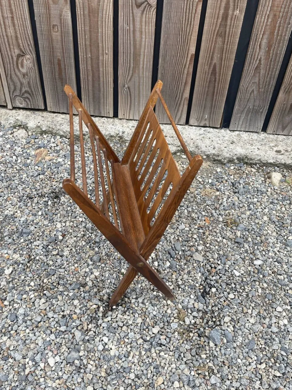 Porte-revue scandinave Braakman vintage