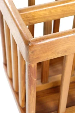 Porte-revues en bois - vintage