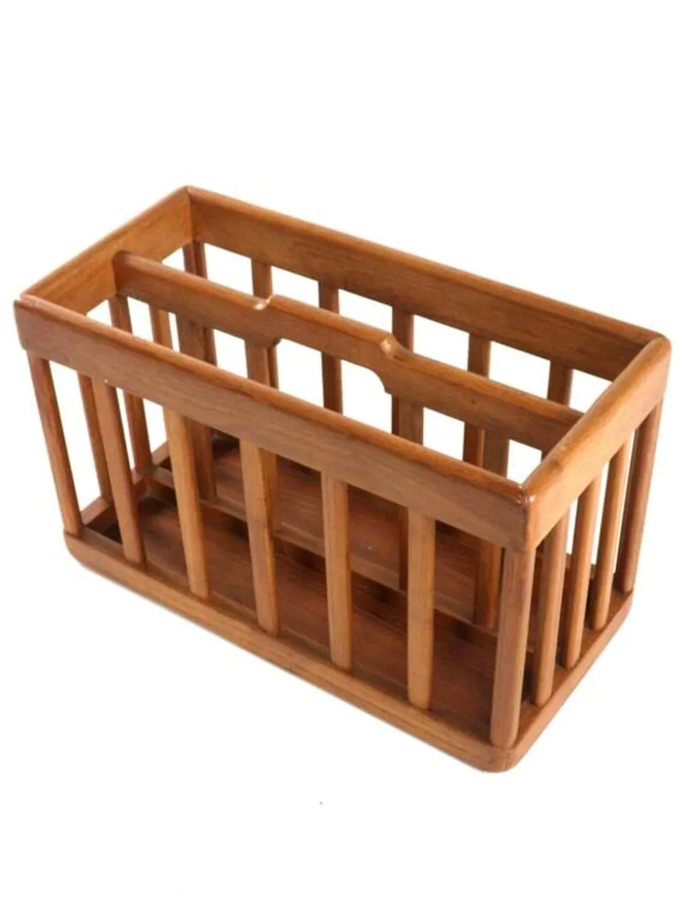 Porte-revues en bois - vintage