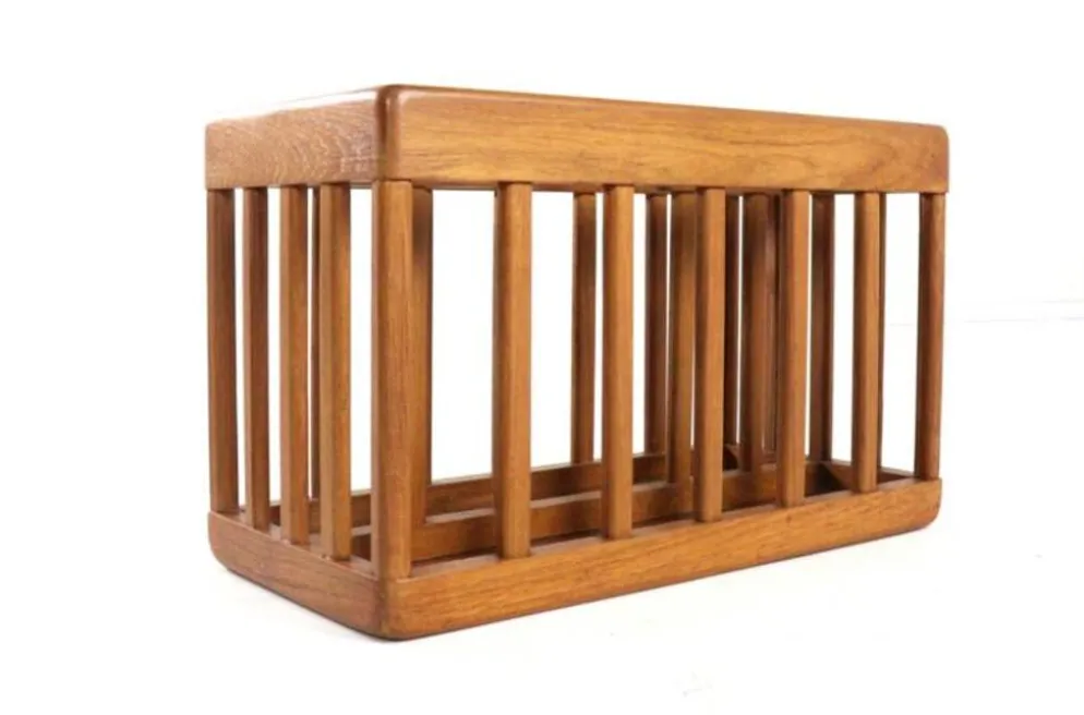 Porte-revues en bois - vintage