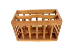 Porte-revues en bois - vintage