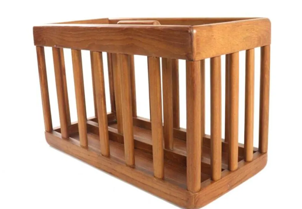 Porte-revues en bois - vintage