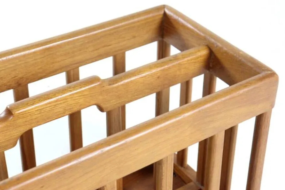 Porte-revues en bois - vintage